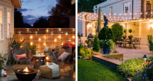 Báječné osvětlení dvorku – 45 nápadů pro inspiraci Báječné osvětlení dvorku s pouličním osvětlením: 45 nápadů pro inspiraci