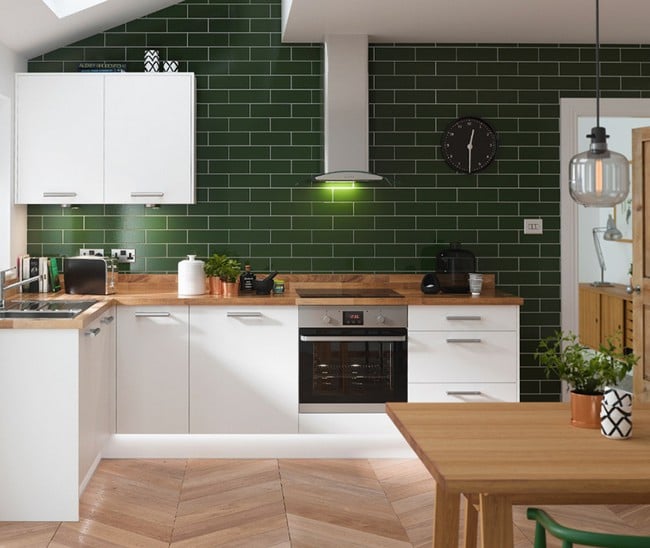 Zelený design kuchyně: 58 velkolepých a svěžích nápadů