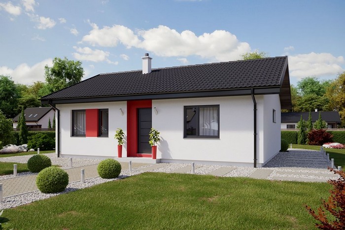 Moderní design fasád: 60 jednopodlažních domů plných inspirace