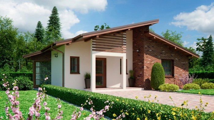 Moderní design fasád: 60 jednopodlažních domů plných inspirace