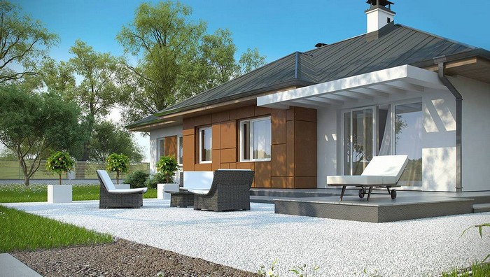Moderní design fasád: 60 jednopodlažních domů plných inspirace