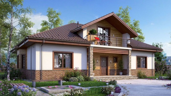 Moderní design fasád: 60 jednopodlažních domů plných inspirace