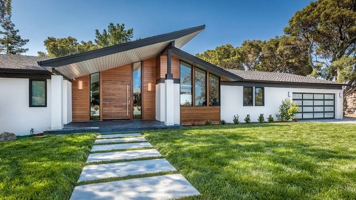 Moderní design fasád: 60 jednopodlažních domů plných inspirace