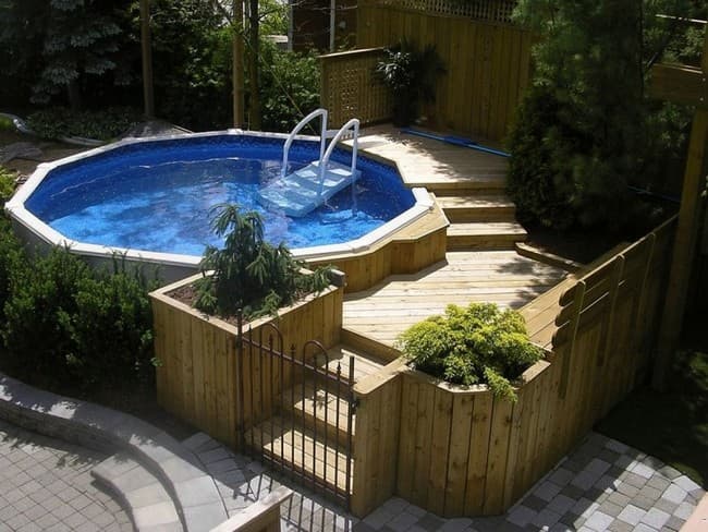 25+ krásných řešení pro stylový rámový bazén na zahradě