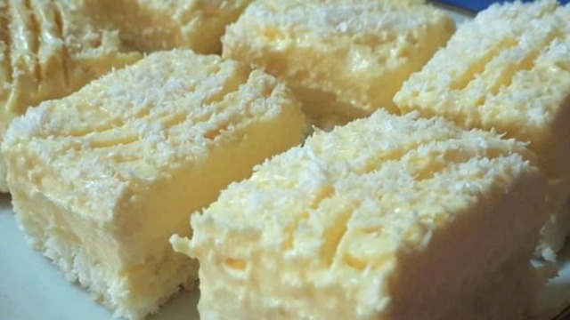 lahodné vanilkové kostky s kokosem a jedinečnou chutí!