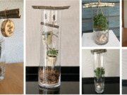 jednoduchý způsob, jak proměnit skleněnou vázu v krásný skvost vaší domácnosti