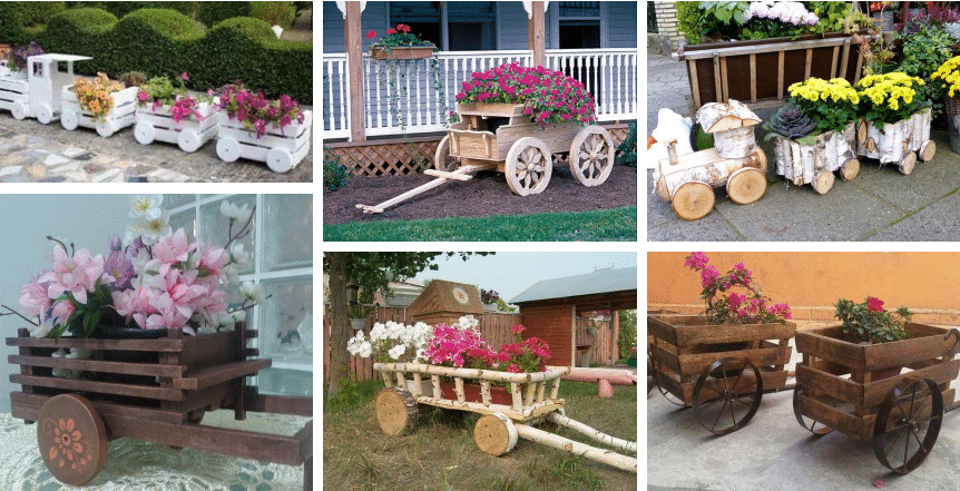 inspirace na zahradní dekoraci – pojízdné květináče, které zaujmou každou návštěvu!