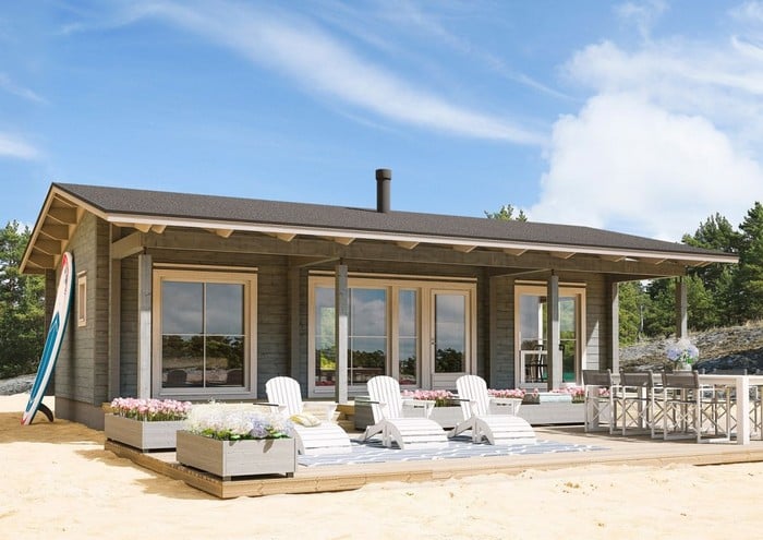 Krásný jednopodlažní dům s panoramatickými okny: 52 příkladů fotografií