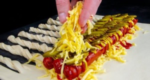 Recept na obří hot-dog: Vyzkoušejte tento závin plněný sýrem a párky! recept na obří hot-dog: vyzkoušejte tento závin plněný sýrem a párky!
