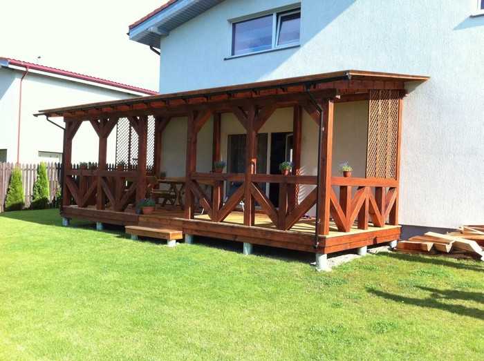 Inspirace pro krásnou terasu: 45+ elegantních řešení k dřevostavbě