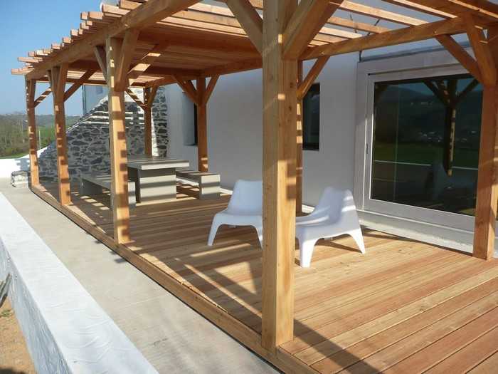 Inspirace pro krásnou terasu: 45+ elegantních řešení k dřevostavbě