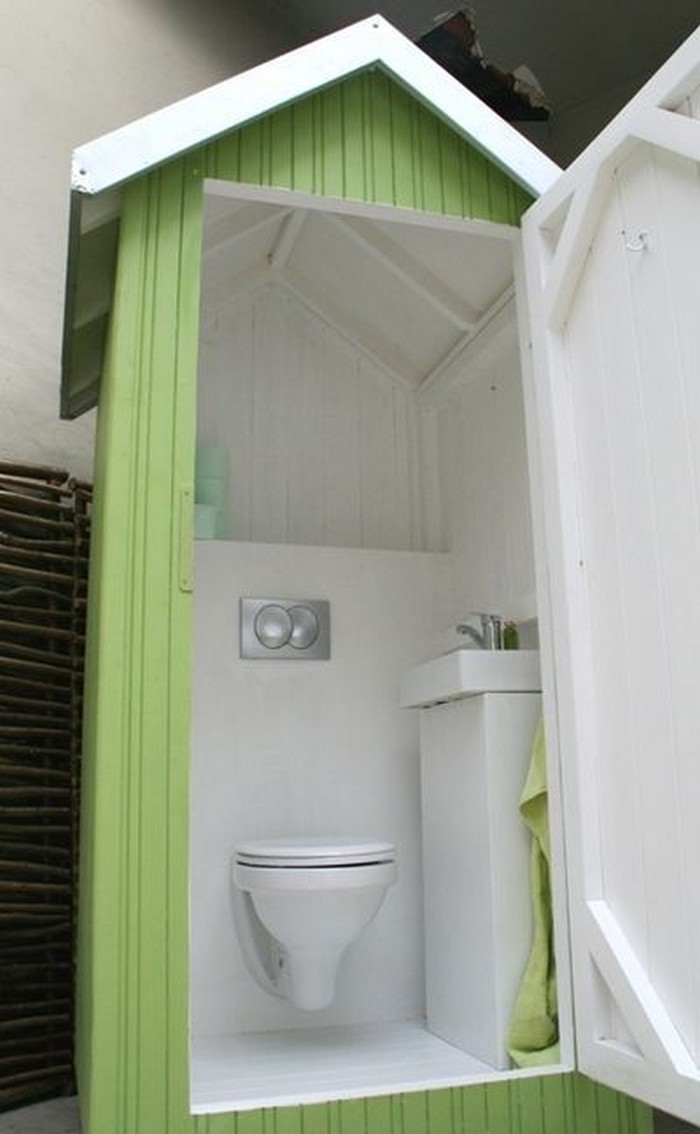Venkovní toaleta na zahradu: 60+ stylových a originálních inspirací