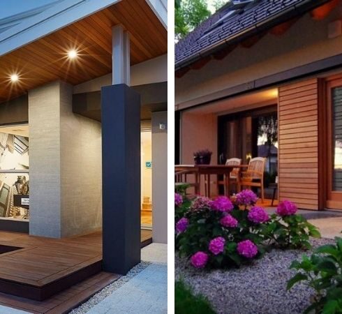 Terasa k domu ze dřeva: 30 praktických a krásných nápadů