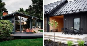 Elegantní a krásné domy v tmavých barvách: 50 nejlepších nápadů Elegantní a krásné domy v tmavých barvách: 50 nejlepších nápadů