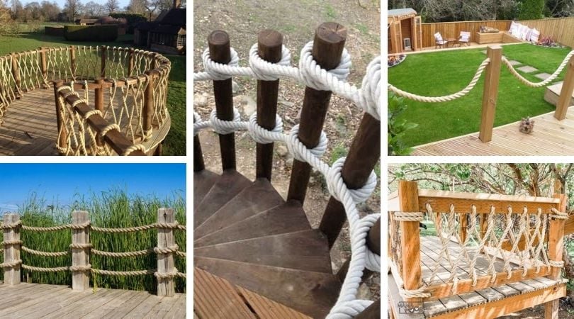 Původní lanový plot v letním domku: 35 oblíbených řešení