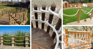 Původní lanový plot v letním domku: 35 oblíbených řešení