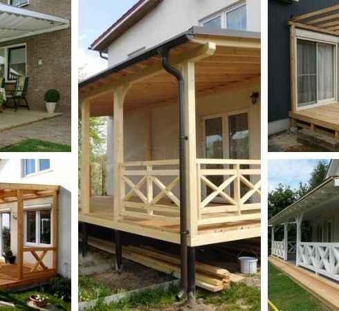 Terasa k domu ze dřeva: 30 praktických a krásných nápadů