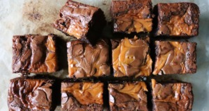 Extra vláčné karamelové brownies extra vláčné karamelové brownies