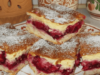 lahodný švestkový koláč s vanilkovým krémem a smetanou: snadná a rychlá příprava!