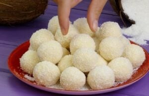 recept na vynikající kokosové raffaelo kuličky, které jsou o mnoho lepší než ty kupované!