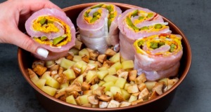 Velmi chutné vepřové rolky s bramborami – rychlé a snadné velmi chutné vepřové rolky s bramborami – rychlé a snadné