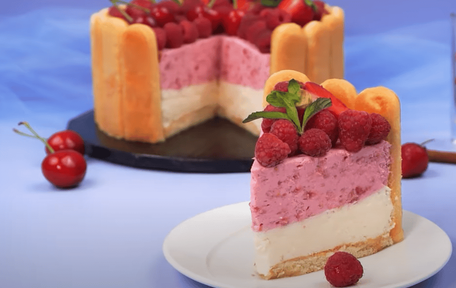 malinový sen – vyzkoušejte tento luxusní nepečený dort!