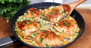 Rychlý a lahodný recept na kuřecí stehna v neuvěřitelně chutné omáčce rychlý a lahodný recept na kuřecí stehna v neuvěřitelně chutné omáčce