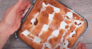 božský karamelový koláč podle toho nejjednoduššího receptu – připravit jej zvládne úplně každý!