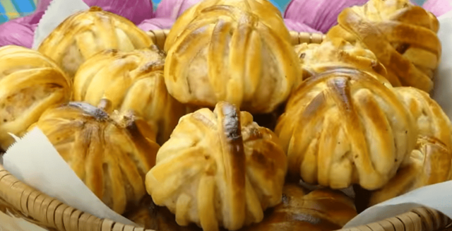 výborné kuličky z listového těsta plněné mletým masem: rychlá a snadná příprava!