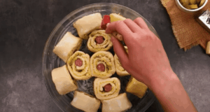 Bleskurychle připravené slané pohoštění pro nečekanou návštěvu z listového těsta! bleskurychle připravené slané pohoštění pro nečekanou návštěvu z listového těsta!