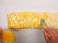 oblíbená slaná pochoutka u nás doma: vyzkoušejte tento štrůdl se šunkou a sýrem!