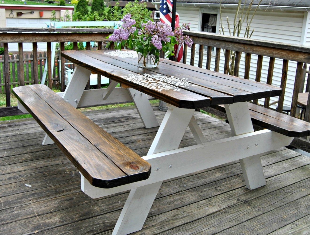 tipy na venkovní zahradní nábytek - Piknikový stůl