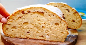 Snadný a rychlý recept na venkovský chléb Snadný a rychlý recept na venkovský chléb