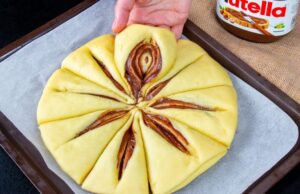 fantastický nutellový dort ve tvaru slunce: to musíte zkusit!
