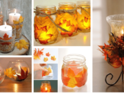 podzimní svíčkové dekorace – využijte popadané listí a pusťte se do tvoření!
