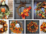 podzimní okrasné věnce na vchodové dveře, které okouzlí každou vaší návštěvu!