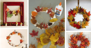 jednoduché podzimní dekorace z popadaného listí: pusťte se do tvoření naplno!