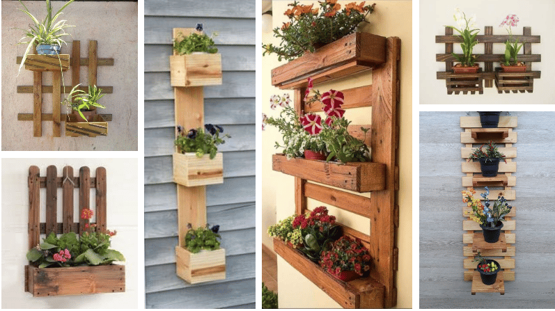 vyrobte si jeden z těchto originálních nástěnných květináčů – už žádné holé zdi!