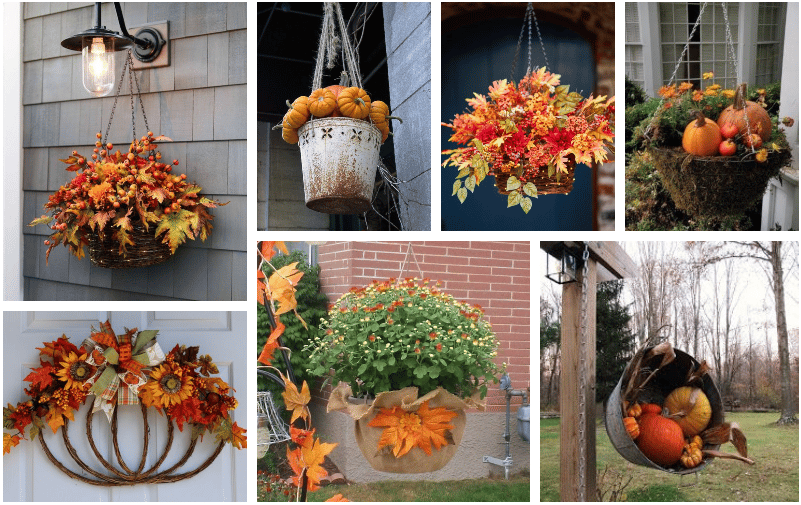 originální podzimní dekorace, které si můžete pověsit: 20+ prima inspirací