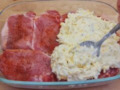 vepřové maso se sýrovo-vajíčkovým přelivem: tip na skvělý oběd!