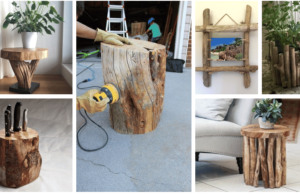 obyčejné dřevo, jako nedílná součást domácnosti: 20+ skvělých inspirací pro vás!