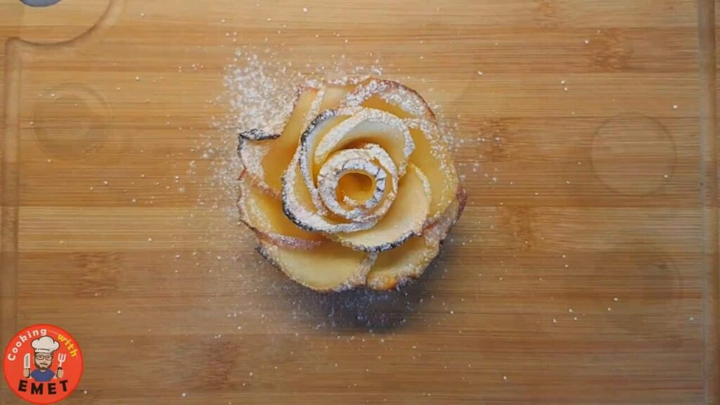 Recept na pečenou jablkovou růži