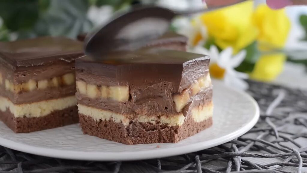 Čokoládový dort s banány – chuť naprosto úžasná