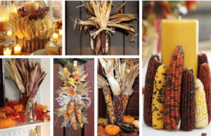 jednoduchý tip na podzimní dekoraci – využijte sušenou kukuřici!