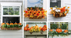 20+ podzimních inspirací na zkrášlení venkovního okna: inspirujte se touto nádherou!