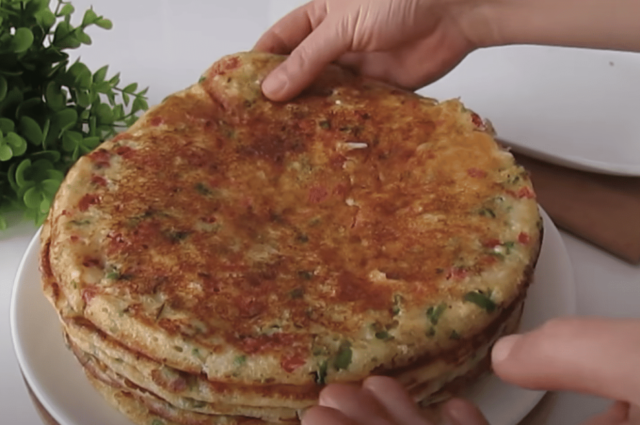 slané, zeleninové palačinky připravené během několika minut!