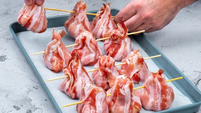 Košíčky z vepřové kotlety - skvělý tip na oběd Košíčky z vepřové kotlety - skvělý tip na oběd