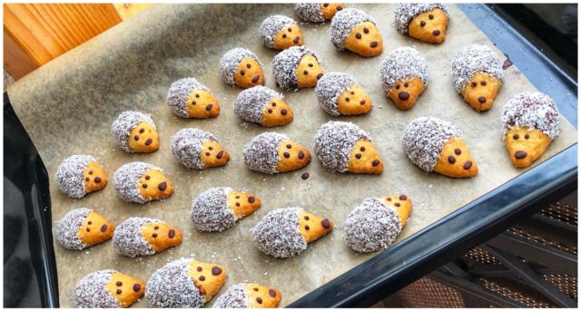 ježci – vánoční cukroví