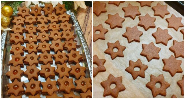 kakaové linecké cukroví kakaové linecké cukroví