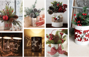 vzali jsme obyčejnou plechovku a vytvořili z ní krásnou vánoční dekoraci – inspirujte se!